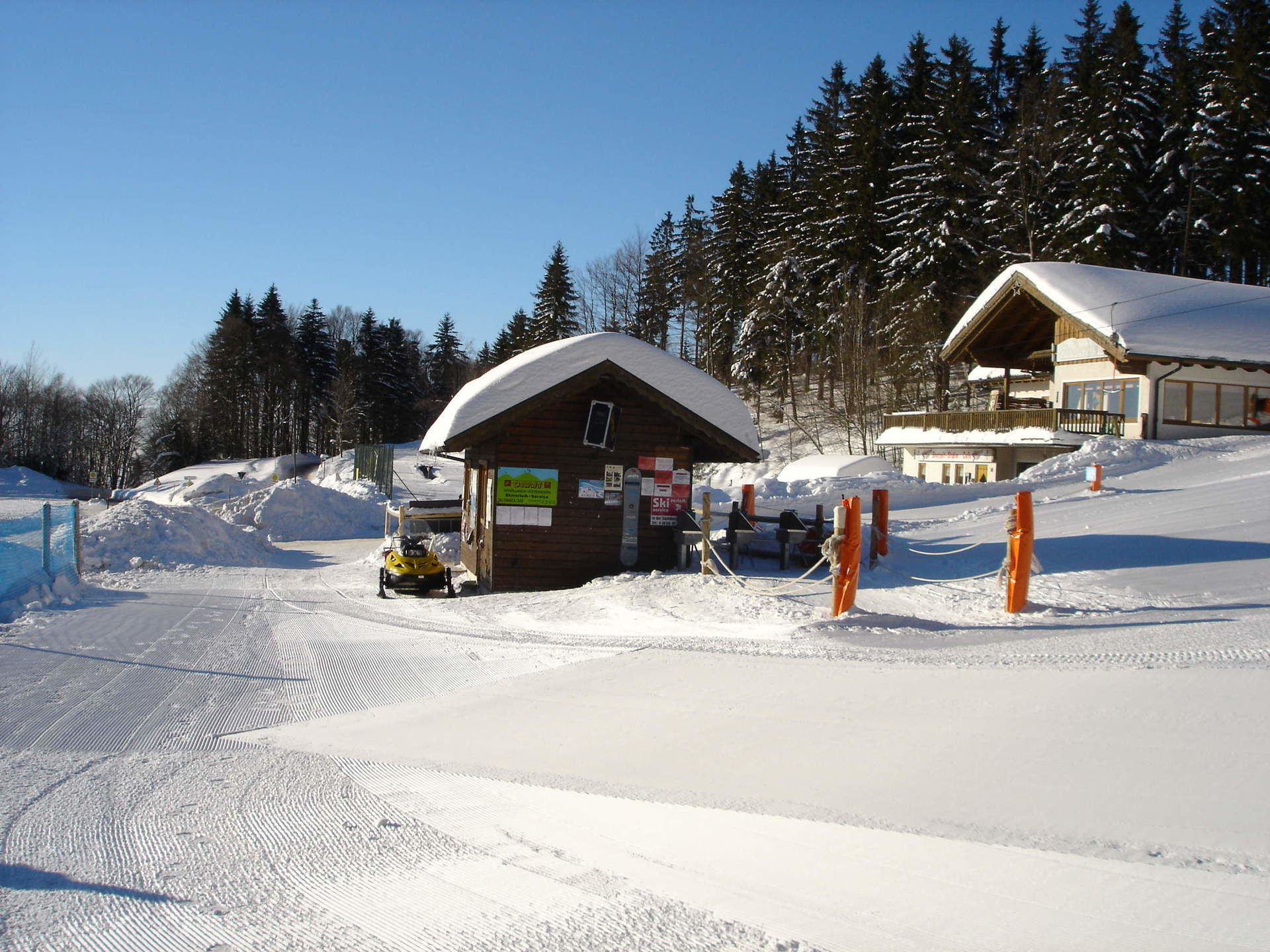 Uplifted Railway station Cane Startseite - Ski Lift Steinberglift in Schöfweg Freyung-Grafenau
